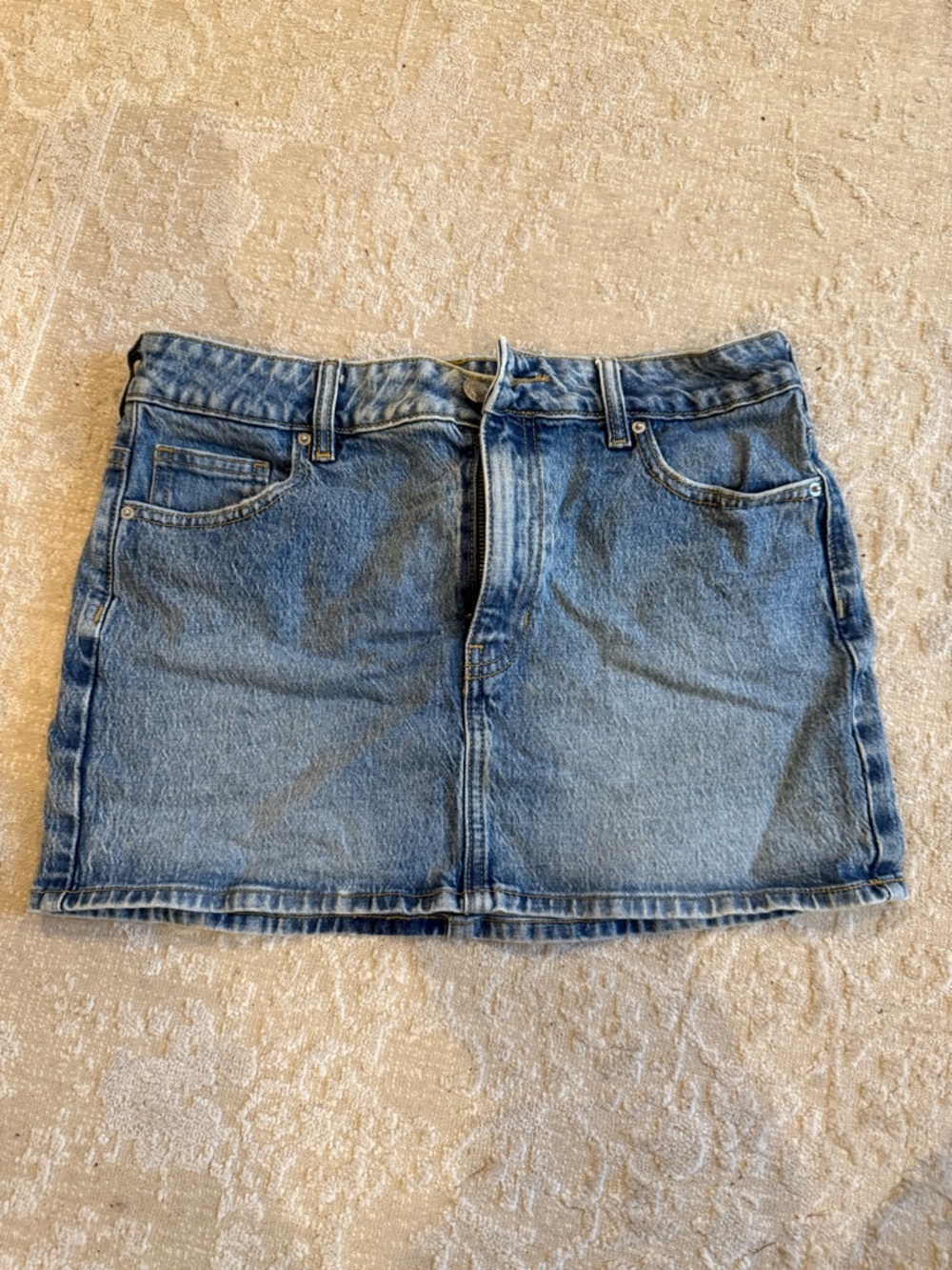 PacSun Denim Mini Skirt - Light Blue